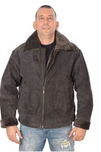 Брандово мъжко яке от естествена кожа